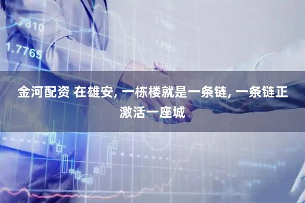金河配资 在雄安, 一栋楼就是一条链, 一条链正激活一座城